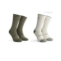 Rogelli WOOL socks 2-pack military/sand 44-47 Rogelli/Rower/Men/Akcesoria/Skarpetki Your Sports Performance