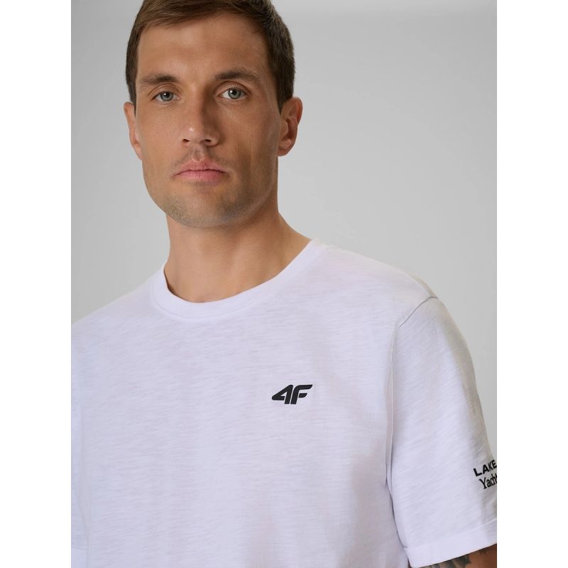 Men's regular plain T-shirt 4F 4FRSS26TTSHM3994-10S 4f