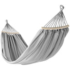 GARDEN HAMMOCK 2-PERSON LUXE XXL 250x150CM WITH SPREADER BAR AND COVER GRAY 1031170 Home and Garden/Garden Your Sports Performance