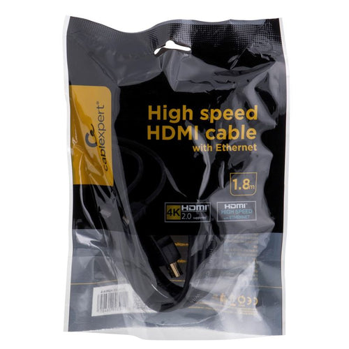 GEMBIRD CC-HDMI4-6 cable (HDMI M - HDMI M; 1.8m; black) Kable i adaptery/Kable HDMI Your Sports Performance