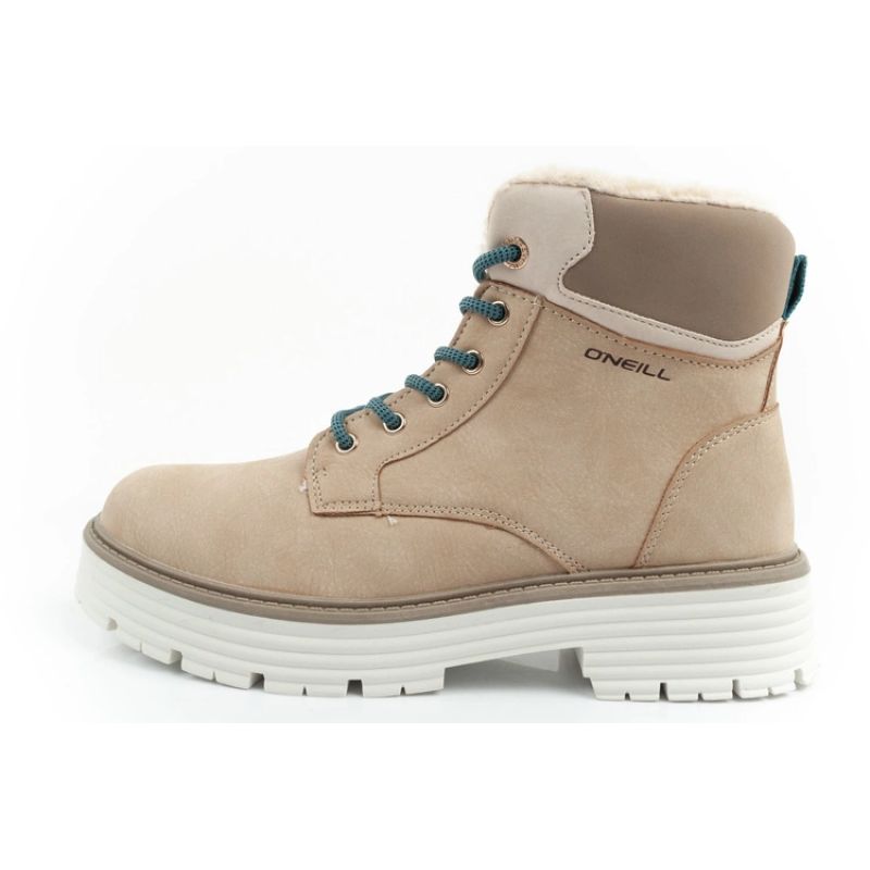 O'neill winter boots women's hiking boots ankle boots insulated fashionable beige white ONeill