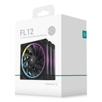 DeepCool FL12-3 in 1 Computer Case Fan 12 cm Black 3 pcs. Chłodzenie/Chłodzenie - wentylatory Your Sports Performance