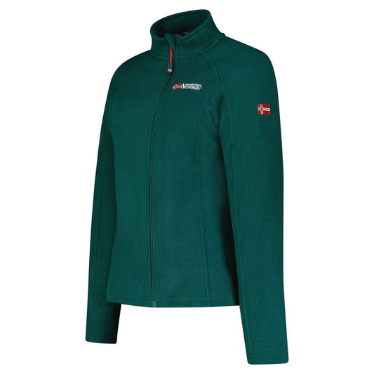 Geographical Norway TUG FZ DARK GREEN DB LADY 235 WW3123F/GN fleece sweatshirt Clothing/Outdoor/Geographical Norway Your Sports Performance