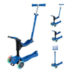 Scooter with seat GO•UP SPORTY LIGHTS (452-600-4 S) Accessories/Skating/Hulajnogi/Traditional/For kids/Globber Your Sports Performance
