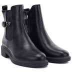 Women's ankle boots, insulated, black, M.Daszyński SA252-7