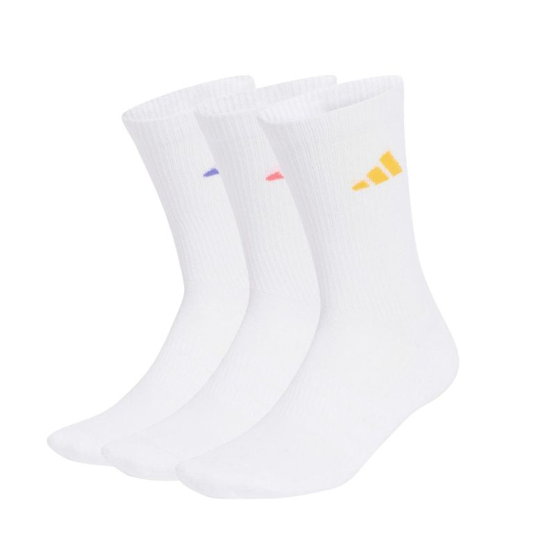 adidas Cushioned Sportswear Crew Socks 3 Pairs White KQ6760