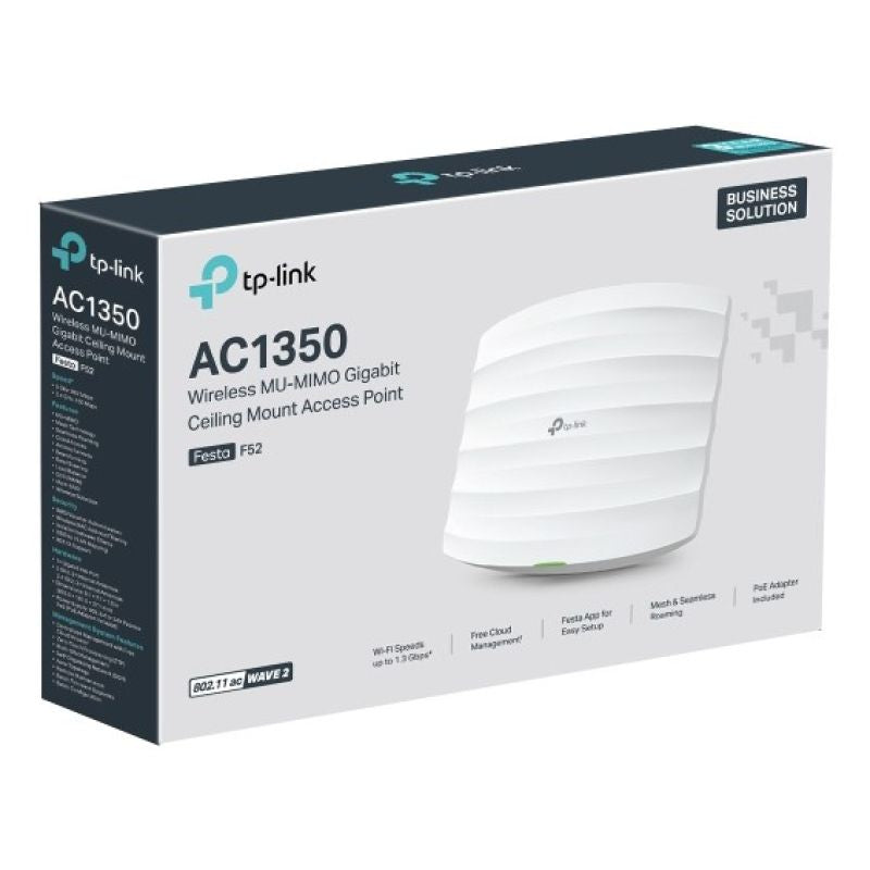 TP-Link FESTA F52 WLAN access point 867 Mbit/s White PoE support Komunikacja i łączność/AccesPoint Your Sports Performance