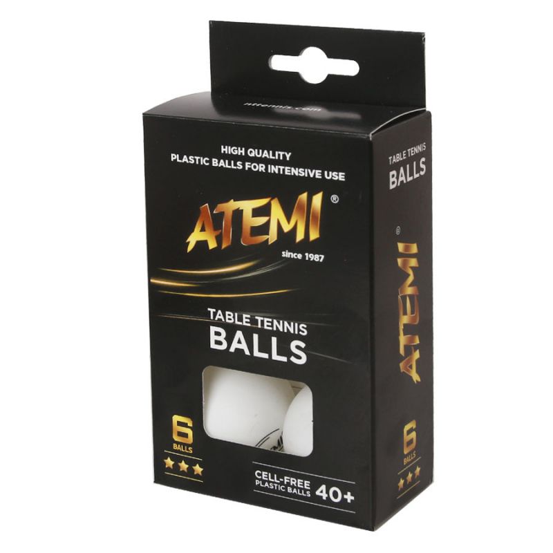 Atemi Ball *** 6 pcs PP117B Accessories/Balls/Table Tennis Your Sports Performance