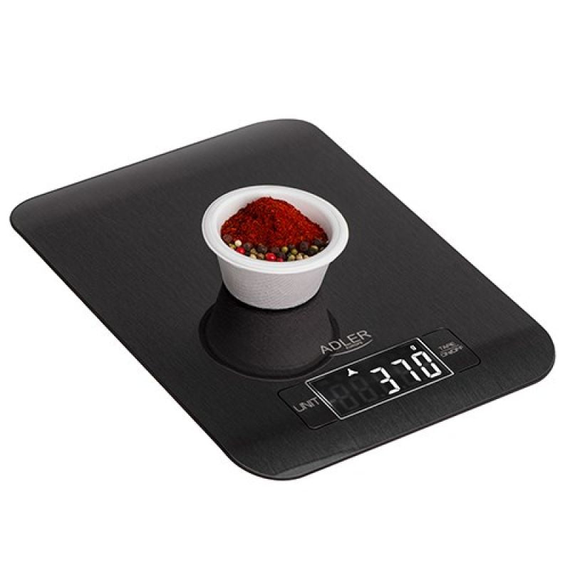 ADLER AD 3183b kitchen scale black AGD - Produkty/Wagi kuchenne Your Sports Performance