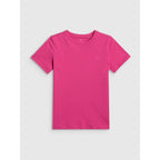Regular plain girls' T-shirt 4F 4FJRSS26TTSHF3554-12S 4f