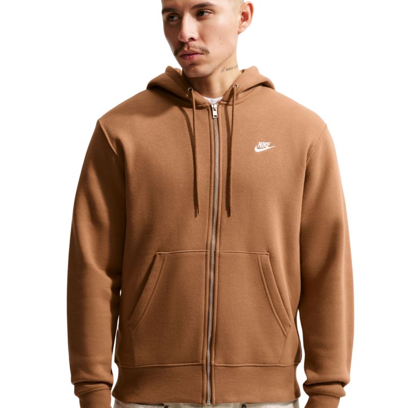 Nike Club BB FZ Hoodie Men's Light Brown FN3861 270