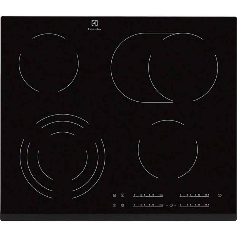 Electrolux EHF6547FXK ceramic hob (4 cooking zones; black) AGD - Produkty/Płyty grzejne do zabudowy Your Sports Performance