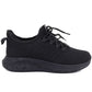 Black Big Star women's textile sports shoes UU274057 Big Star