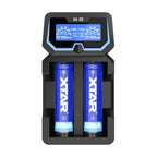 XTAR CHARGER FOR CYLINDRICAL LI-ION 18650 BATTERIES COMPATIBLE WITH PROTECTED CELLS 20700/21700 X2 Baterie, akumulatorki i ładowarki/Ładowarki akumulatorowe (bez akumulatorków) Your Sports Performance