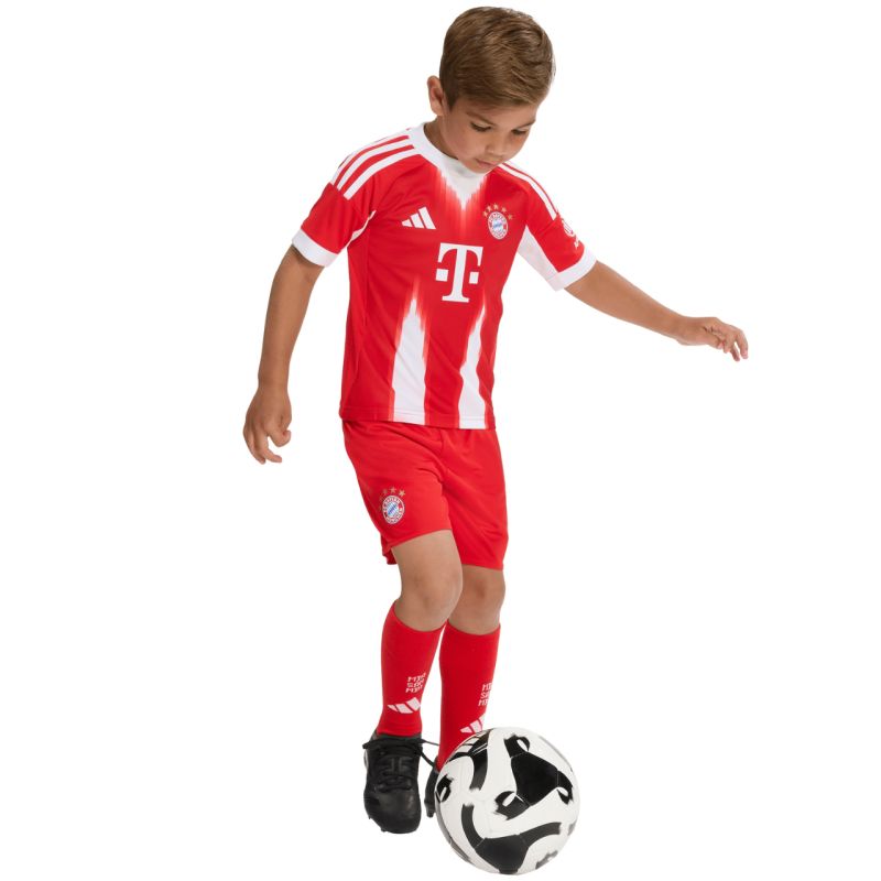 adidas FC Bayern 25/26 Home red JN8510 kids' sports set adidas