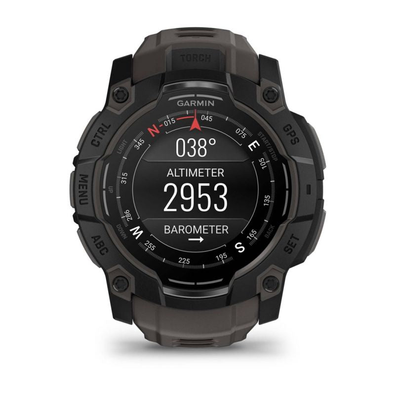 Garmin Instinct 3 – 50 mm AMOLED Black met charcoal band watch Akcesoria sportowe i turystyczne/Zegarki sportowe Your Sports Performance