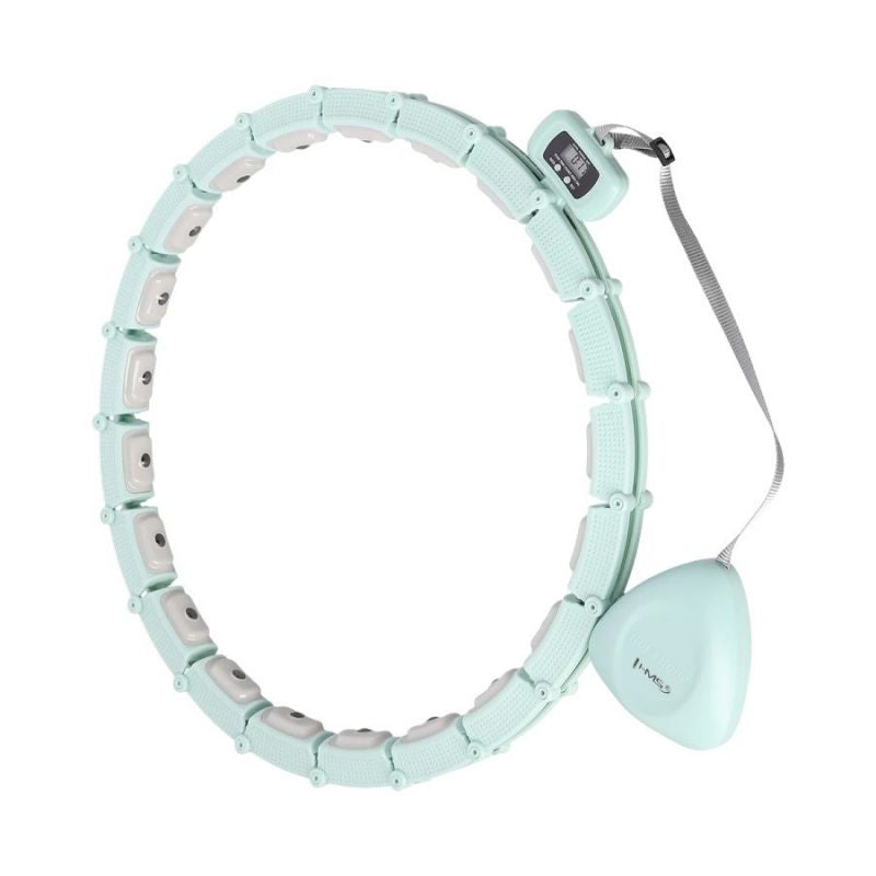 Hula hoop HMS HHM14 with magnets, weight and counter green In preparation Your Sports Performance