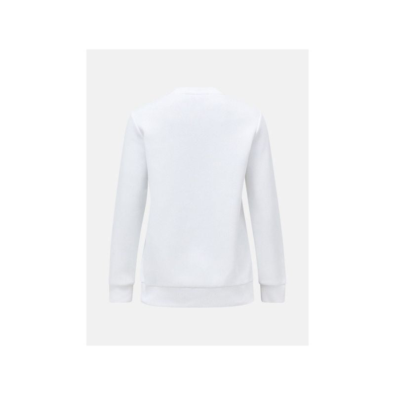 Peak Performance Women's W Original Small Logo Crew Sweatshirt White