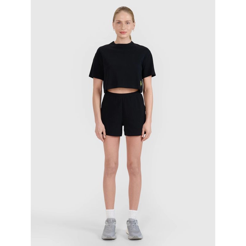 Women's crop top t-shirt 4F 4FWSS25TTSHF1977-20S *Kategoria tymczasowa Your Sports Performance