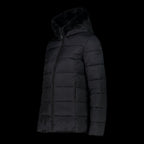 CMP women's winter jacket with hood, sports, insulated, black (34K0036F/U901) CMP