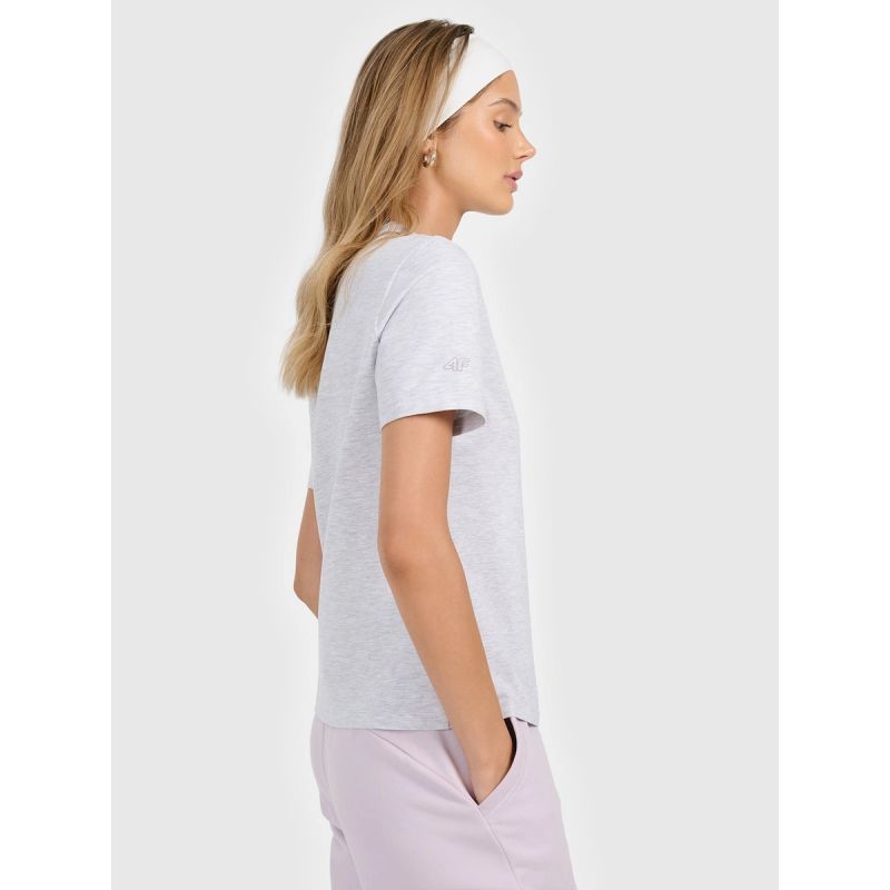 Women's regular plain T-shirt 4F 4FRMM00TTSHF3617-27M 4f