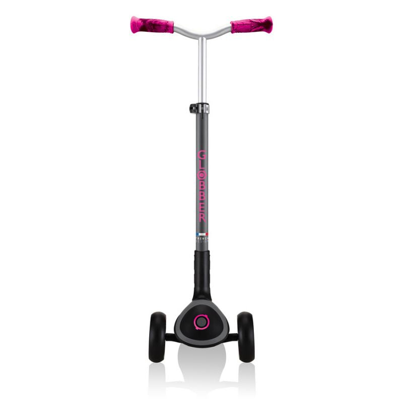 Globber Master Prime 3-Wheel Scooter / Black - Neon Pink 664-110 Accessories/Skating/Hulajnogi Your Sports Performance