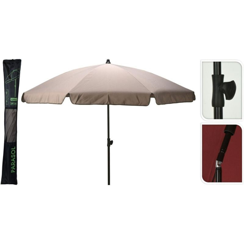 GARDEN UMBRELLA 185 CM SAND Home and Garden/Garden Your Sports Performance
