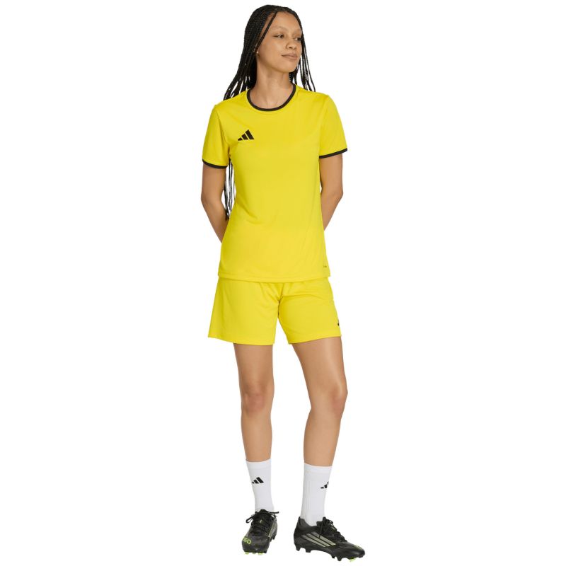 Adidas Entrada 26 women's shorts yellow JZ2540