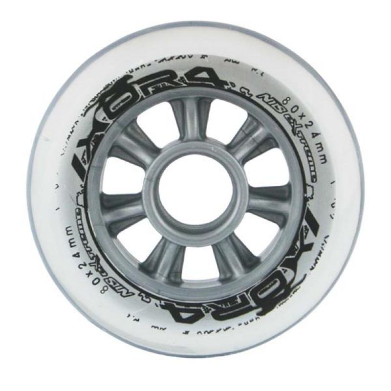 PU 80x24 82A TRANSPARENT WHEELS (4 pcs.) NILS EXTREME In preparation Your Sports Performance