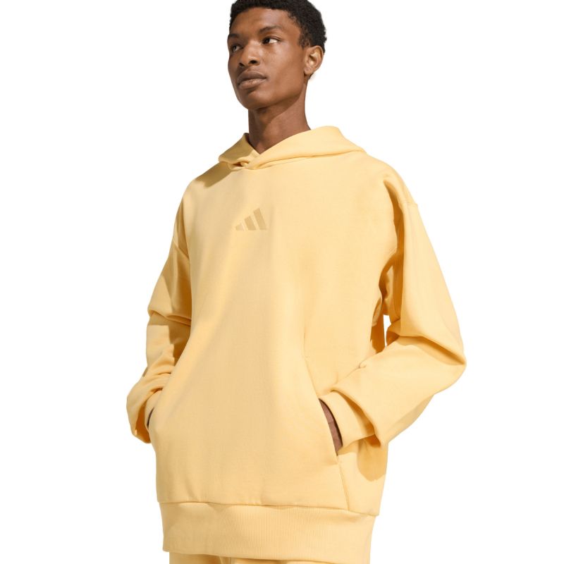 Men's adidas All Szn Fleece Hoodie Yellow KT3105