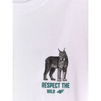 Boy's regular printed T-shirt 4F 4FJKAW26TTSHM4457-10S