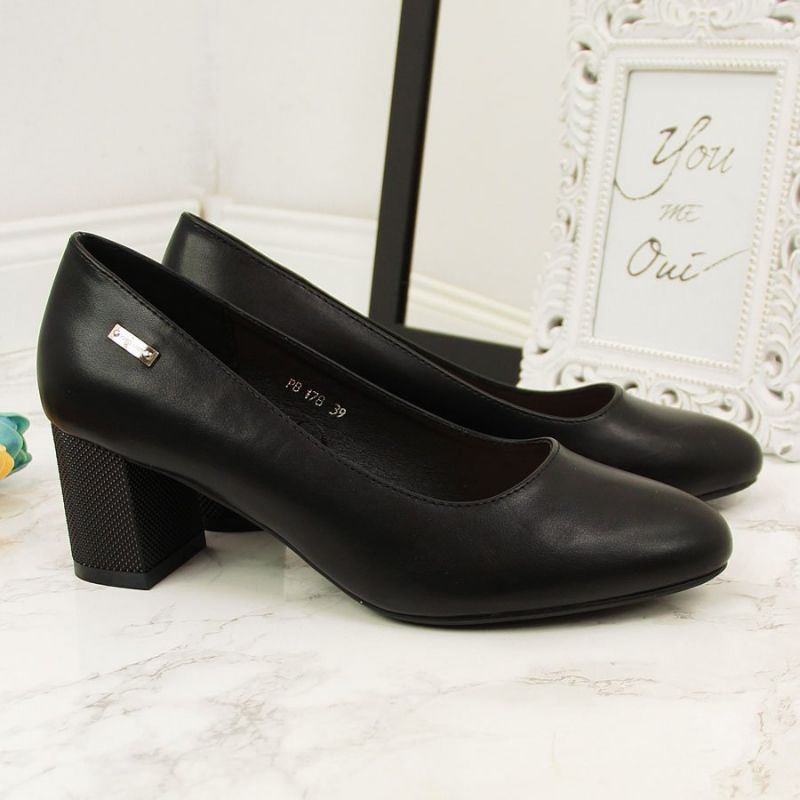 Pumps on a decorative post Sergio Leone W SK314A black Footwear/Lifestyle/Sergio Leone Your Sports Performance