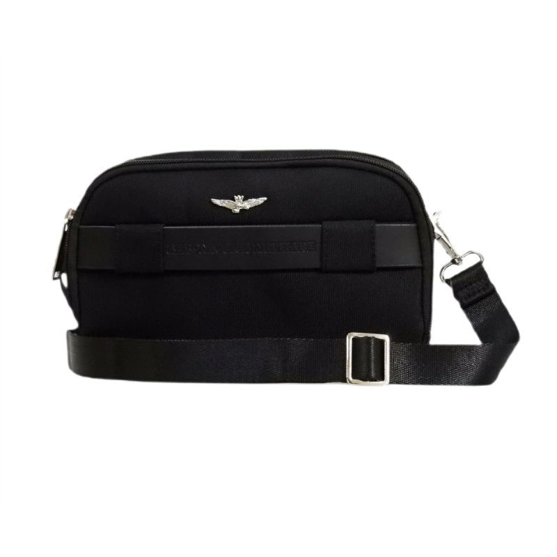 Aeronautica Militare Fly Men's Shoulder Bag Black - AM-327 Akcesoria i sprzęt koszykarski/Torby i plecaki Your Sports Performance