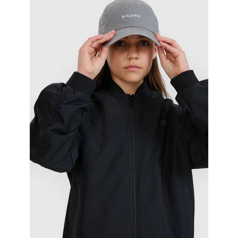 Girls' transitional bomber jacket 4F 4FJWSS25TJACF184-20S *Kategoria tymczasowa Your Sports Performance