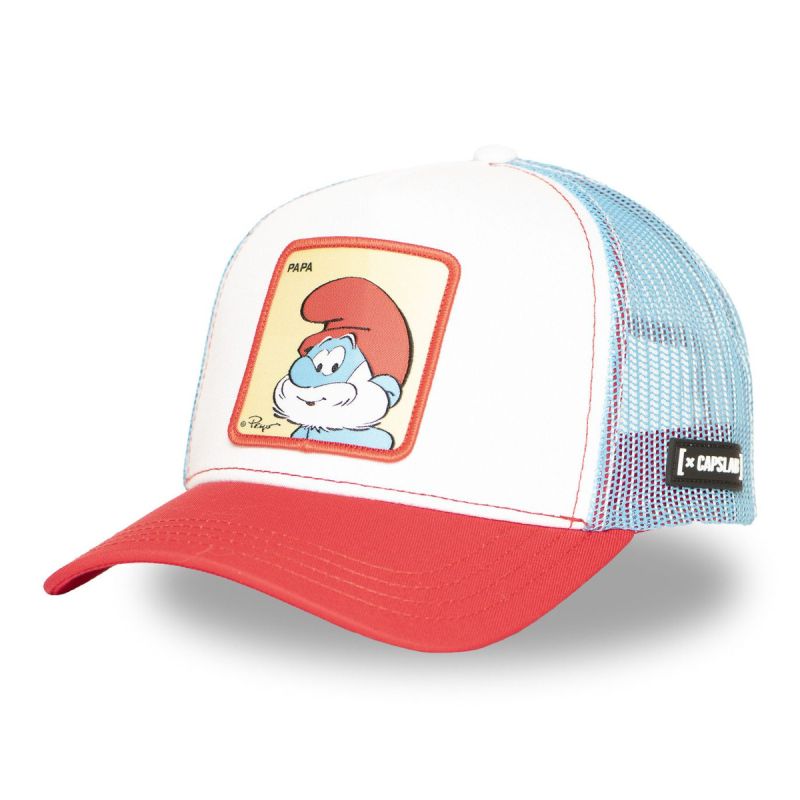Capslab Smurfs Papa Smurf Trucker Cap - CL/SMU/1/CT/PAPAB Capslab