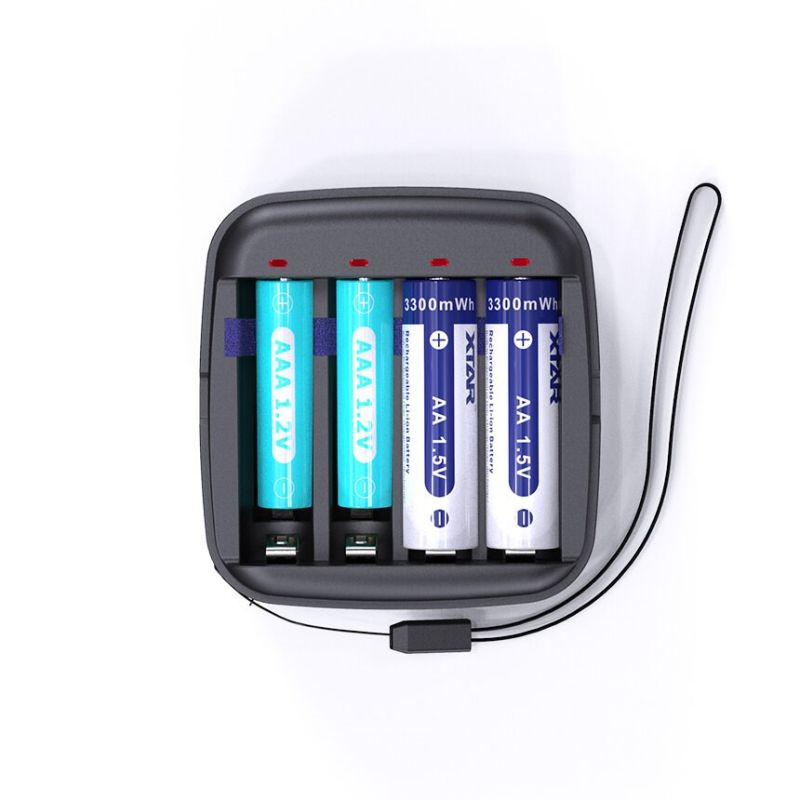 XTAR CHARGER FOR R03 / AAA AND R6 / AA LI-ION 1.5V / NIMH BC4 BATTERIES Baterie, akumulatorki i ładowarki/Ładowarki akumulatorowe (bez akumulatorków) Your Sports Performance