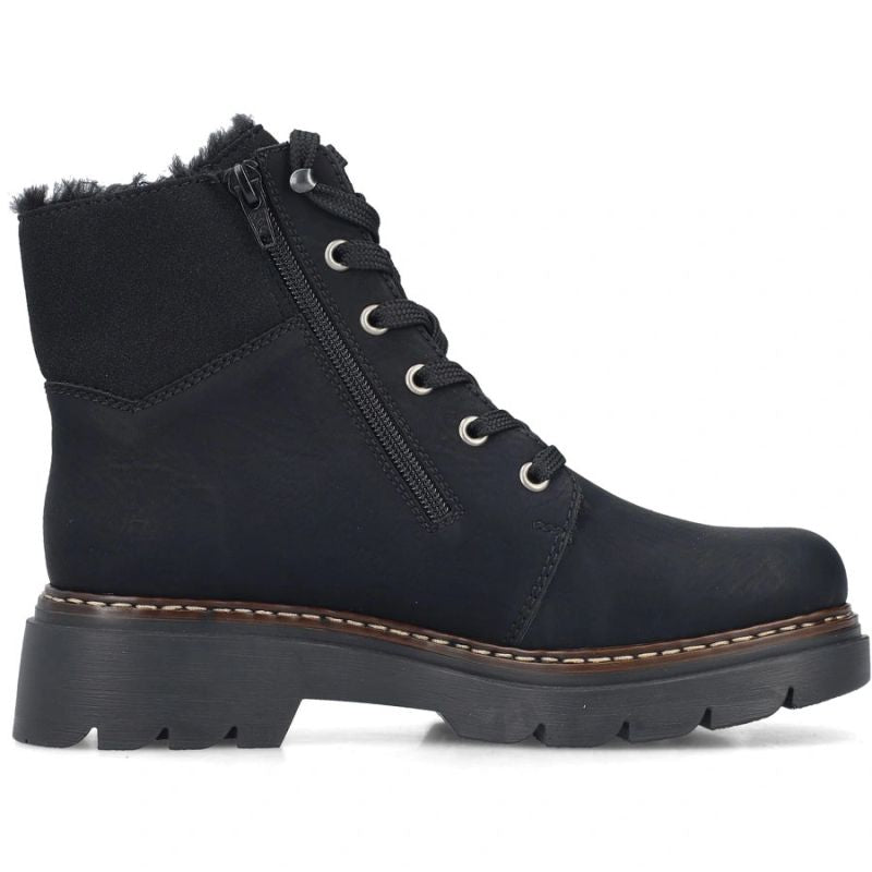 Comfortable Women’s Black Hiking Boots Rieker 76720-00