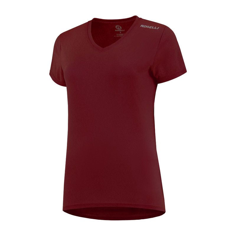 Rogelli women's T-shirt PROMO burgundy L Clothing Your Sports Performance