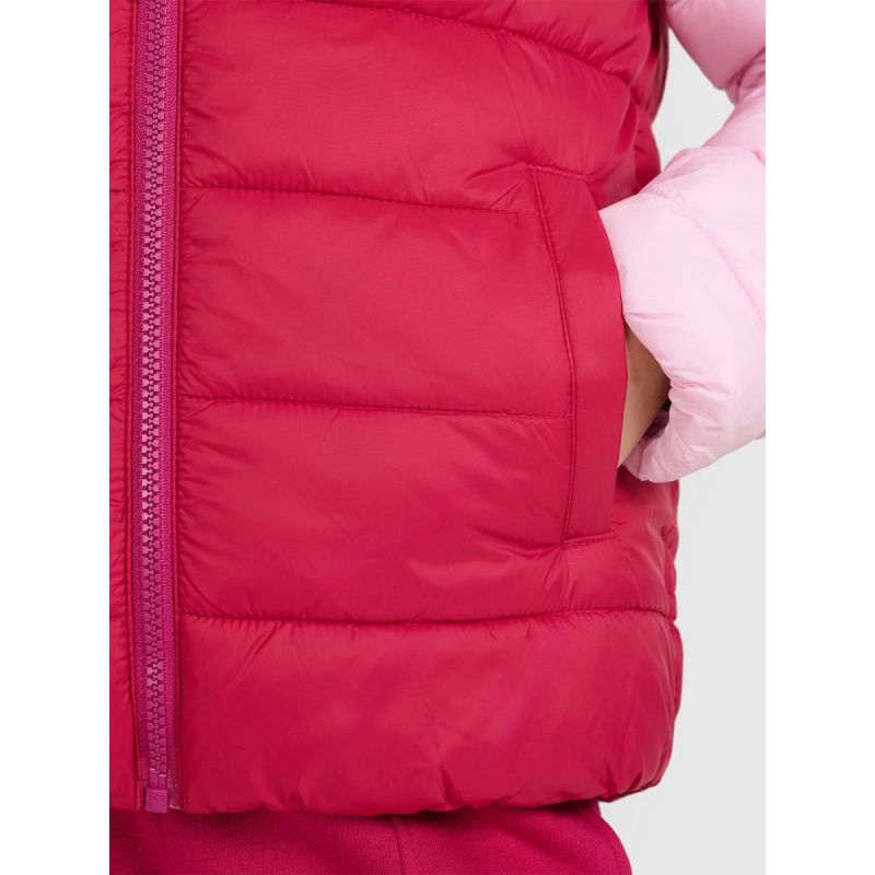 Girls' down jacket with synthetic filling 4F 4FJRAW25TDJAF0771-54S 4f