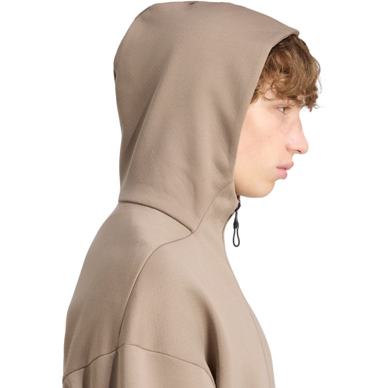 Men's adidas ZNE Full Zip sweatshirt beige KF3828