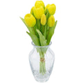 BOUQUET OF 7 YELLOW TULIPS 31 CM LIFE-LIKE SPRING DECORATION Home and Garden/Equipment Your Sports Performance