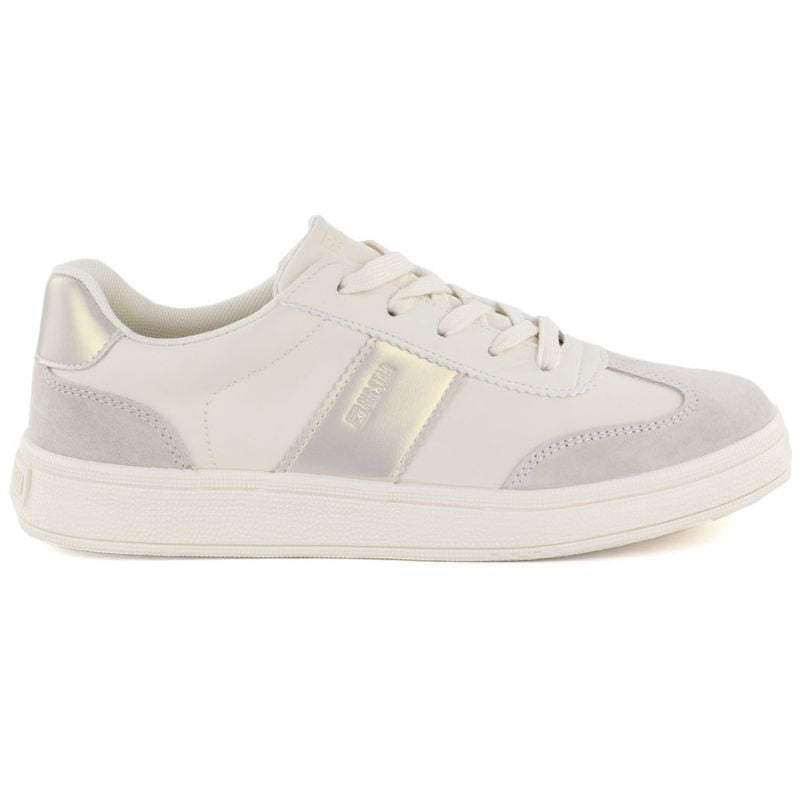Beige women's leather sneakers Big Star TT274155 To be categorized Your Sports Performance