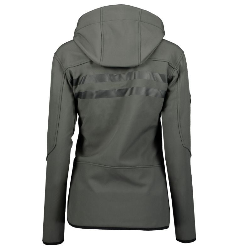 Geographical Norway Reine Gray/Black Lady 007 women's softshell jacket (WU6099F/GN Grey/Black) Clothing Your Sports Performance