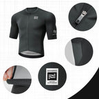 Rockbros 15220032001 ROAD TO SKY men's cycling jersey short sleeve M - black Rockbros