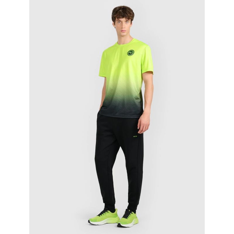 Men's quick-drying T-shirt with print 4F x Robert Lewandowski 4F RL9SAW25TTSHM3358-45N