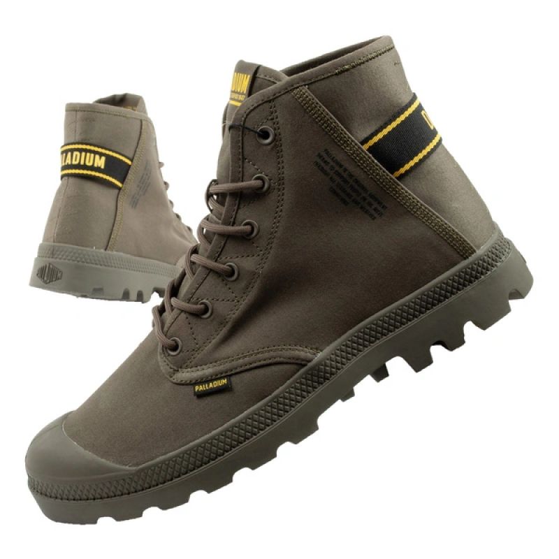 Palladium Men's Pampa Hi Dare II High Top Sneakers Olive In preparation Your Sports Performance