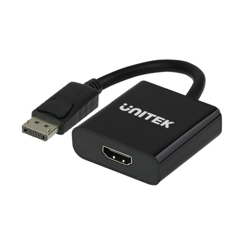 UNITEK ADAPTER DISPLAYPORT TO HDMI, Y-5118DA Kable i adaptery/Adaptery, przejściówki Your Sports Performance