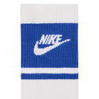 Nike Everyday Elevated Crew Socks 3 Pairs White and Blue IM7949 904