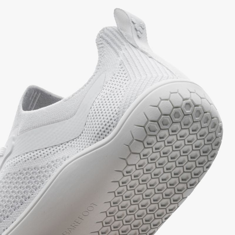 Vivobarefoot PRIMUS LITE KNIT MENS BRIGHT WHITE minimalist trekking shoes (309304-05) In preparation Your Sports Performance