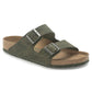 Birkenstock Arizona Vegan Microfaser Regular Women's-Men's Desert Dust Thyme Flip-Flops for Wide Feet Vegan (1024550) Footwear/Lifestyle/Birkenstock/Klapki/chodaki Birkenstock